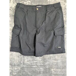 Pudala Mens BlUE Cargo Shorts With Pockets Size 40 Durable